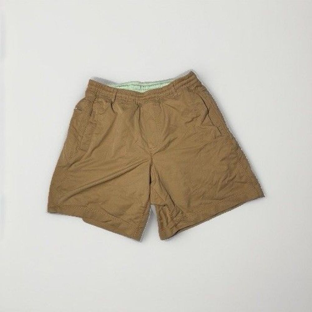 Birddogs Men’s Shorts Small Brown Khaki Built In Liner Stretch Athletic 6 Inch